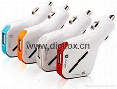 Dual USB Car Charger for iPhone 6S,iPad,Sumsang,LG Etc