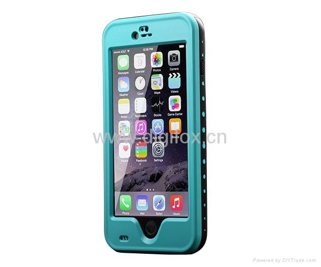Waterproof Hard Plastic Case for iPhone 6, iPhone 6 Plus