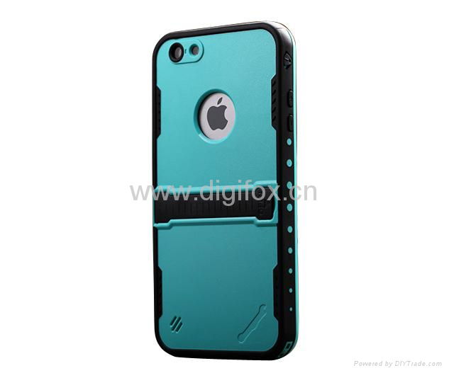 Waterproof Hard Plastic Case for iPhone 6, iPhone 6 Plus 3