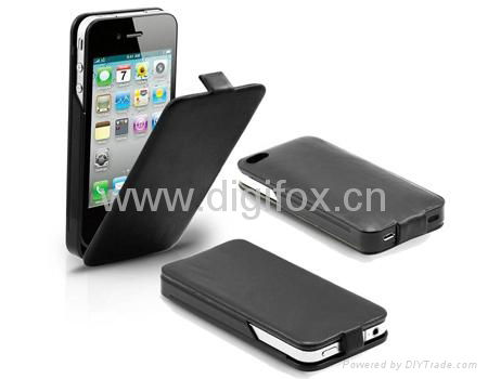 Supercharged Leather Power Case, Power Pack for iPhone 2