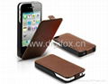 Supercharged Leather Power Case, Power Pack for iPhone 3