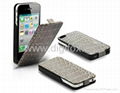 Supercharged Leather Power Case, Power Pack for iPhone 4