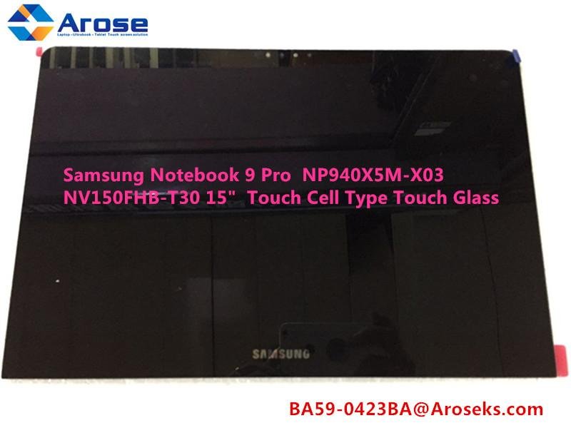 Samsung Notebook 9 Pro  NP940X5M-X03 NV150FHB-T30 BA59-0423BA 15"  Touch Cell Ty
