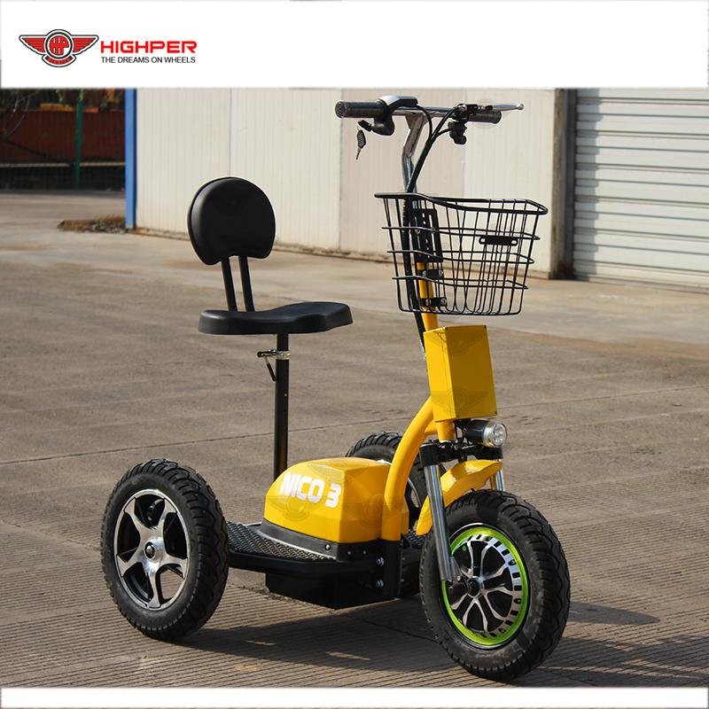 500W48V Electric 3 Wheel Scooter (HP105E-D) 3