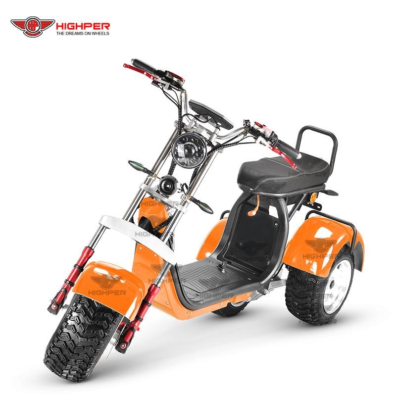 3 Wheels Electric Harley Scooter EEC approved (CP-7.2) 5