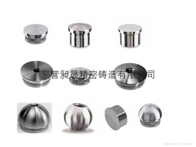 Stainless steel handrail fitting