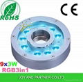 9x3W RGB3in1 LED fountain lamp 1