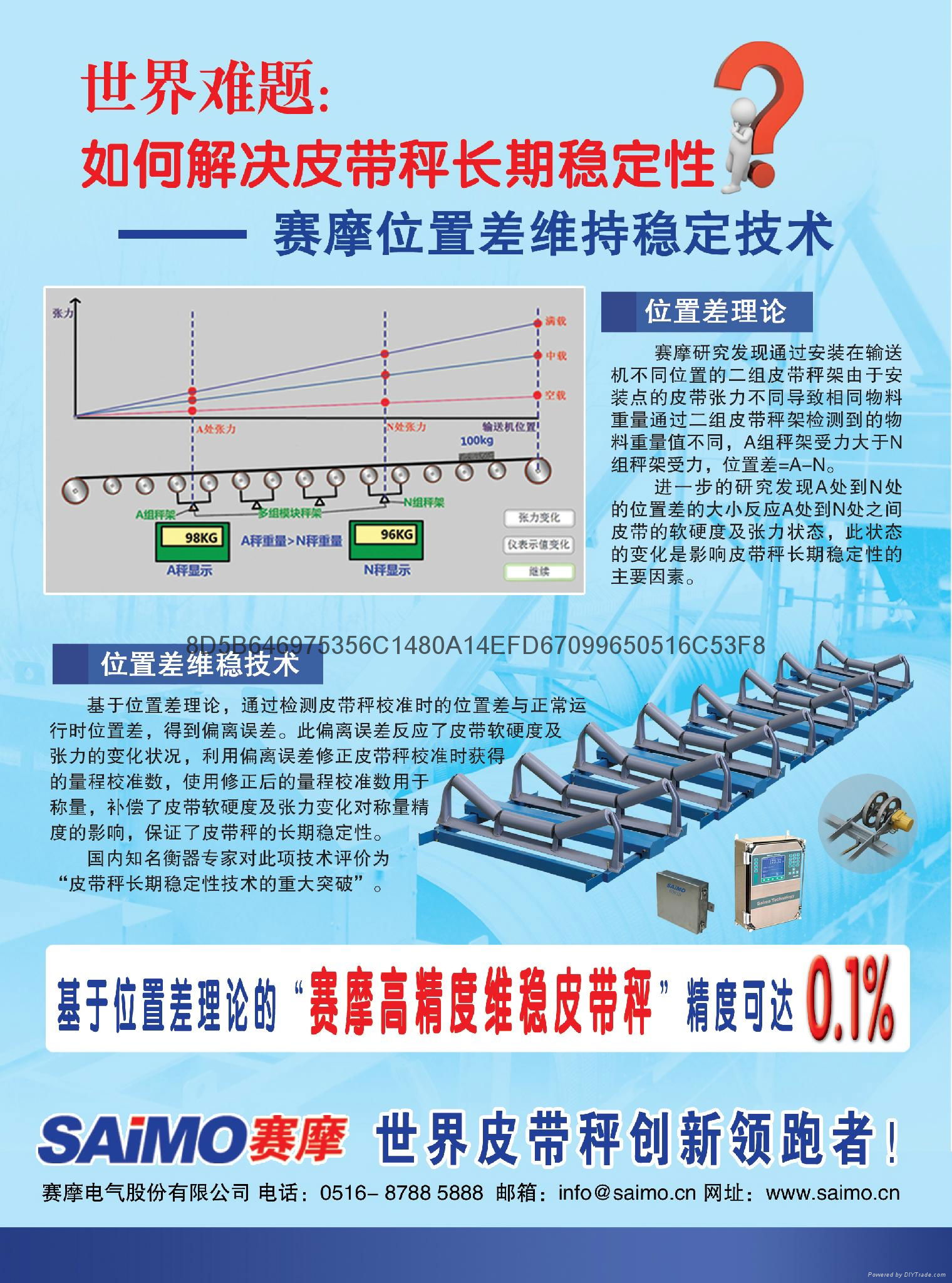 赛摩阵列式ZL高精度电子皮带秤 5