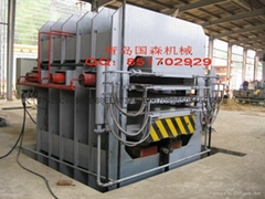 Bamboo floor press machine etc. of machine