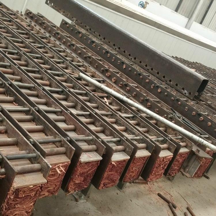 利用速生林木皮单板重组木生产线设备 4