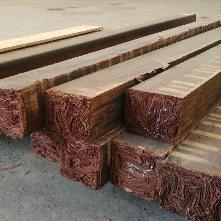 利用速生林木皮單板重組木生產線設備 5