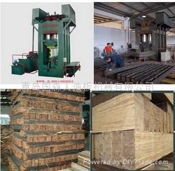  Press for bamboo strand woven board production line 4