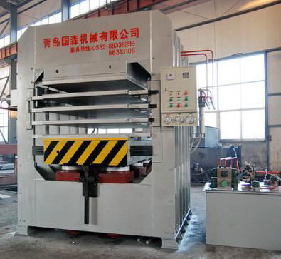 Bamboo floor press machine etc. of machine 2