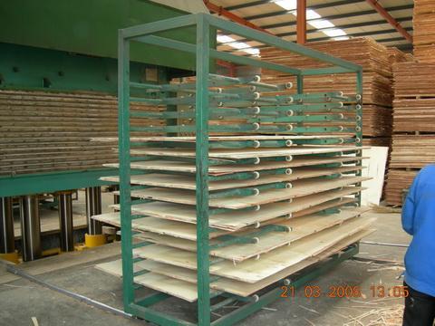 Bamboo plywood hot press etc.production line machines 3