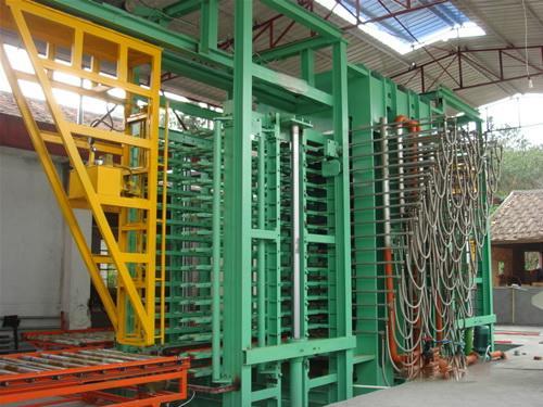 Bamboo plywood hot press etc.production line machines 4