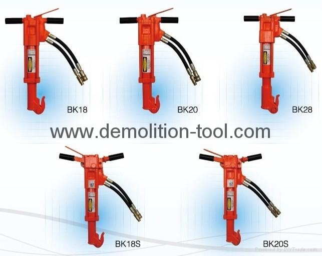 Portable Hydraulic breakers and hand held hydraulic concrete breakers
