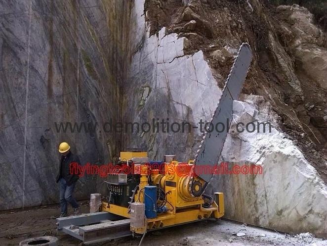 quarry machine:quarry chain saw  block cutter for quarrying stone cutting 3