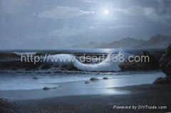 seascape oil painting