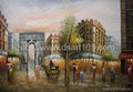 Streetscape Oil Painting