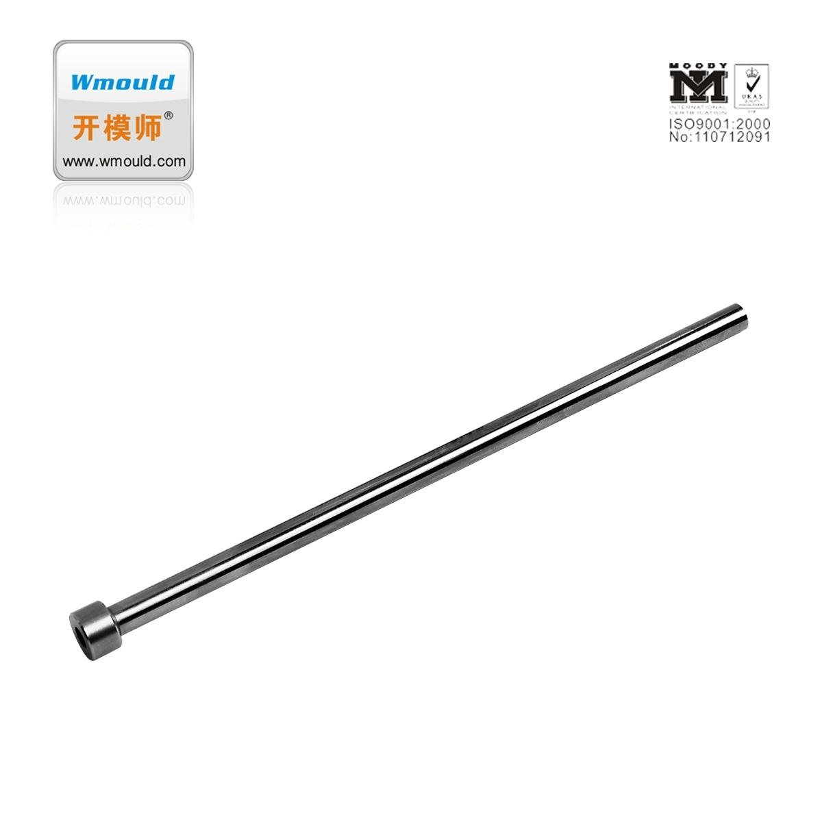 High speed steel ejector pin with plastic mold parts 3