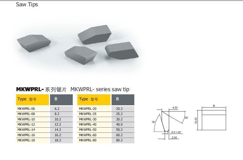 Carbide Saw Tips 2