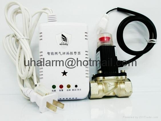 Home gas detector with solenoid valve manufacturer