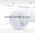 9V battery wireless smoke detector