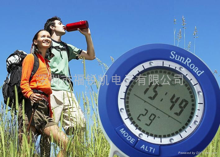  Mini multifunction digital altimeter & barometer & compass     Model  5