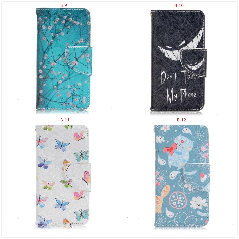 PU Leather Wallet Protective Flip Case Cover for Apple Iphone 5c 5