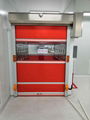 PVC shutter automatic induction door