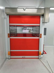 PVC shutter automatic induction door quickly