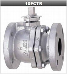 日本KITZ北澤10FCTR法蘭球閥