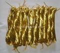 Gold and silver metallic threads for hand embroidery 1