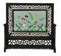 Chinese double-sided hand embroidery table screen home decor 1