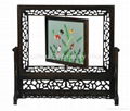 Chinese double-sided hand embroidery table screen home decor 2