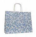 Floral Kraft Paper Bag 