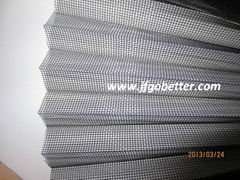 pleated window screening net