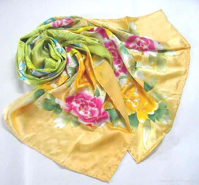 Fashion real silk scarf 21801