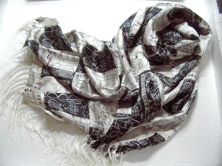 Fashion real silk scarf 22670 4