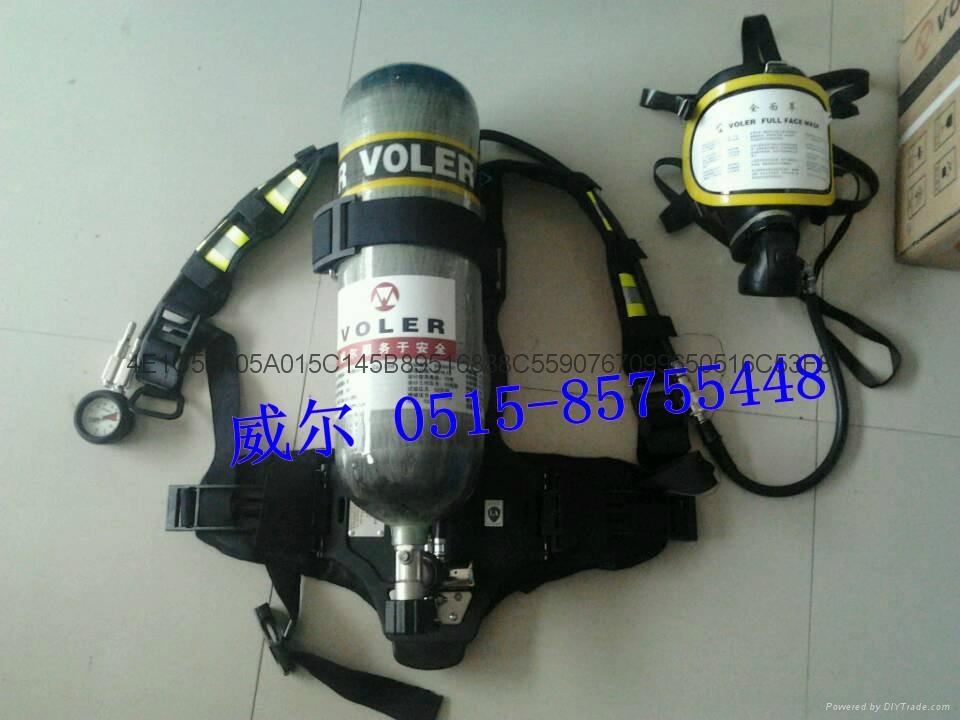 威爾品牌碳纖維瓶正壓式空氣呼吸器6.8L空呼 2