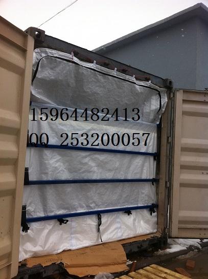 top zipper container liner