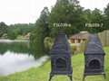 CMC Casita Grill Cast Iron Chiminea