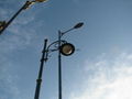 cast iron street light head