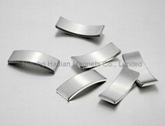 Arc NdFeB magnet of NiCuNi coating for