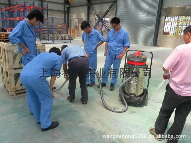 机械厂吸铁屑用大型工业吸尘器 2