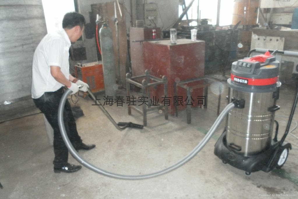机械厂吸铁屑用大型工业吸尘器 4