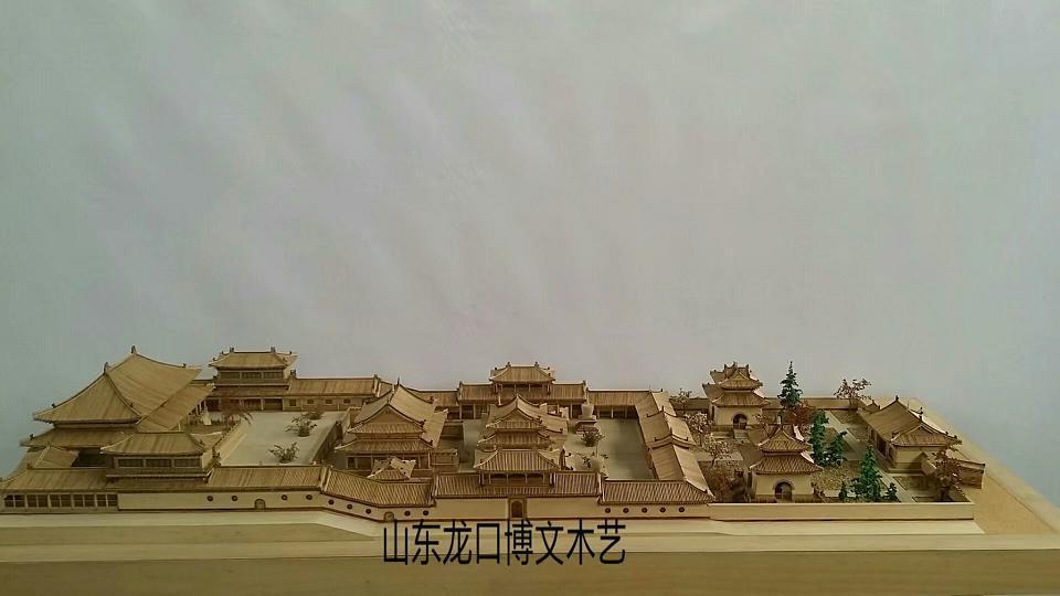 瞿昙寺建筑群沙盘古建筑模型 3