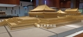 故宮三大殿古建築沙盤木製模型