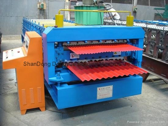 Double sheet Tile Roll forming machine Glazed Tile Roll making Machine