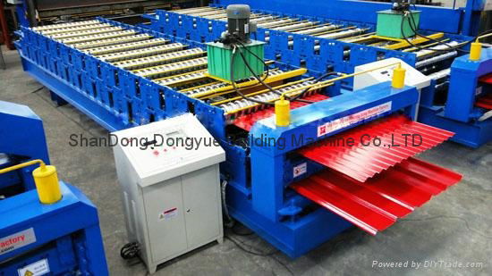 aluminum sheet automatic double layer roll forming machine